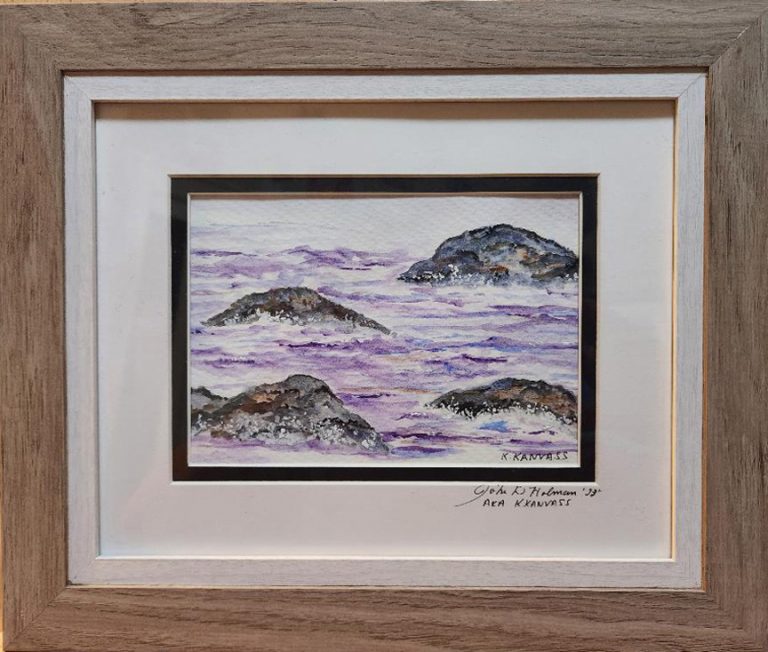 Purple Rocks by John Holman