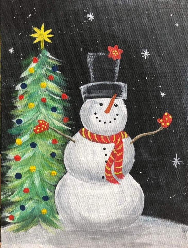 Snowman Paint 'n Sip December 2022