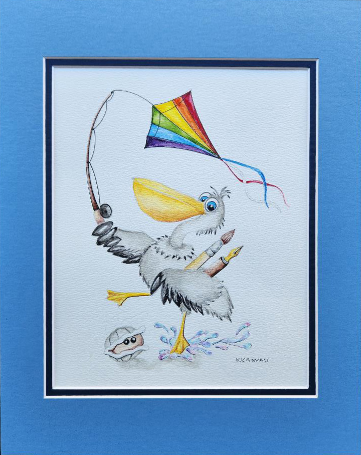 John Holman artwork: Peninsula Pelican